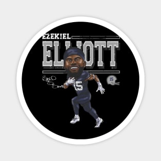 Ezekiel Elliott New England Cartoon Magnet